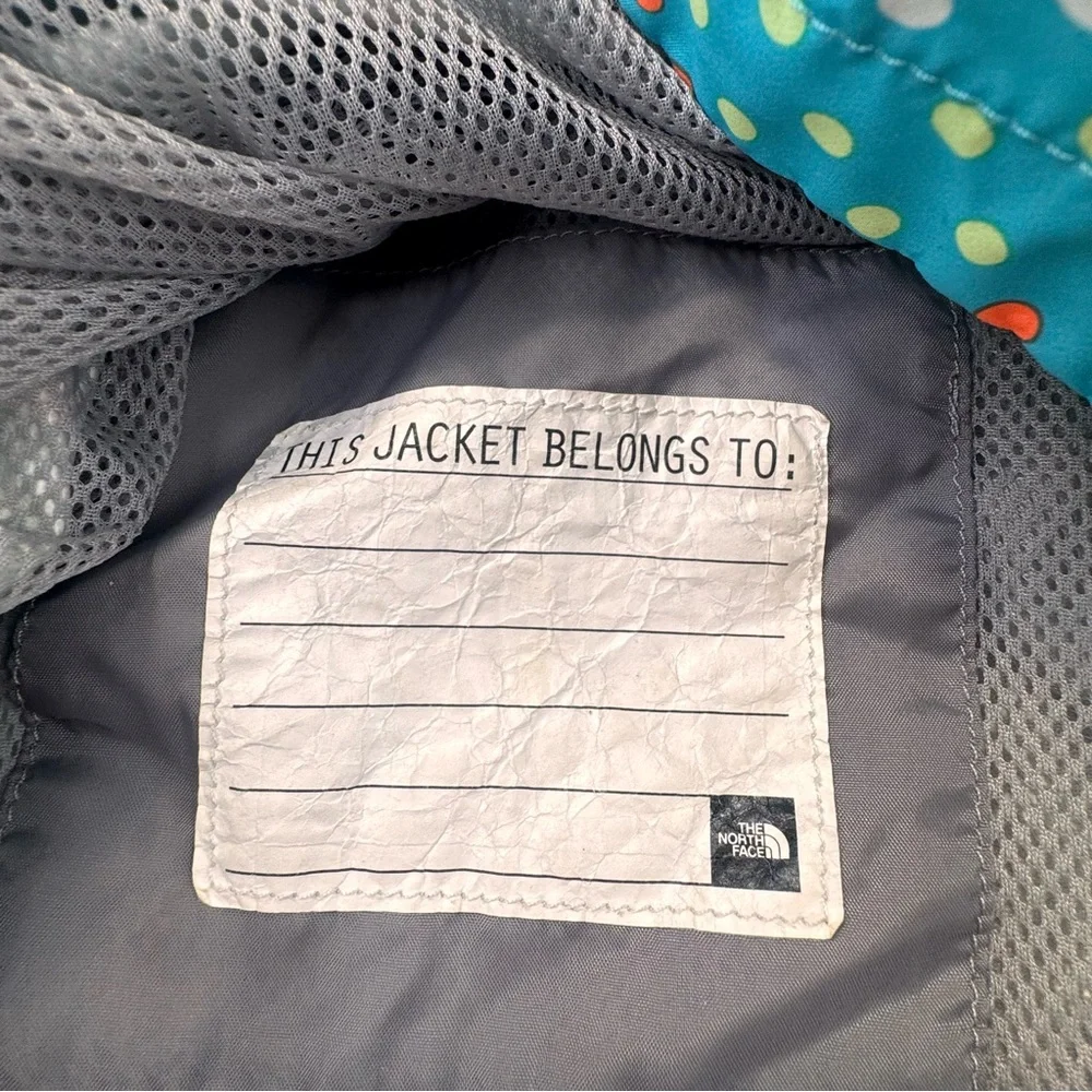 The North Face Ski Jacket Girl Size XL (18) Blue Activewear Snowing Rain Hoodie